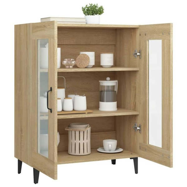 Berkfield Sideboard Sonoma Oak 69.5x34x90 cm Engineered Wood