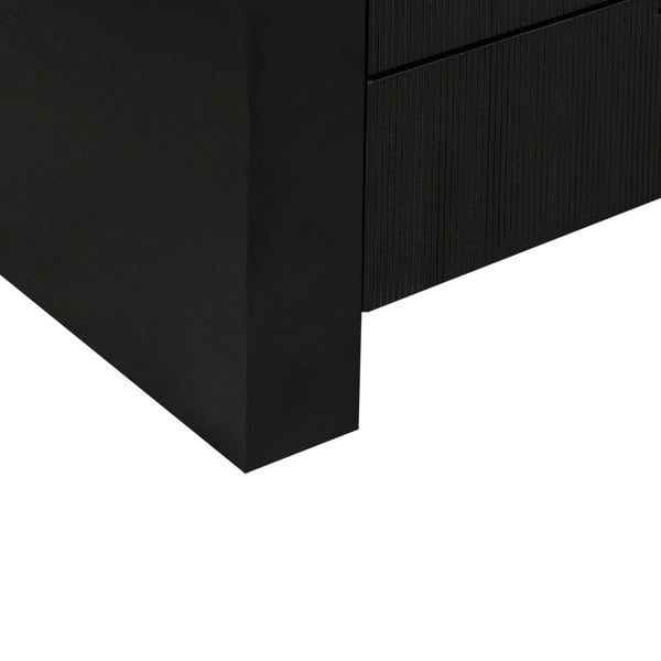 Furniture Edit Hump 6 Drawer Black Dresser Sideboard With Drawers