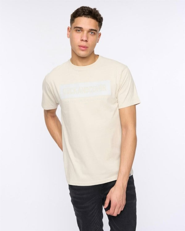 Duck and Cover Chatts T-Shirt - Off White