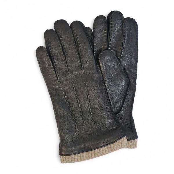 Infinity Leather Men’s Italian Leather Warm Wool Lining Winter Gloves - M-LGV-405