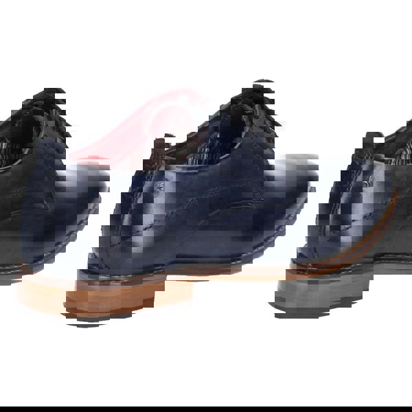 Base London Script Washed Mens Shoes - Navy