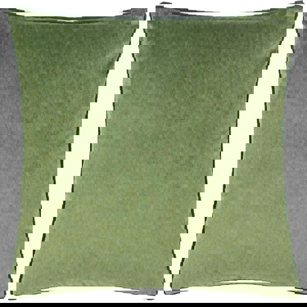 Paoletti Torto Velvet Rectangular Cushion Cover - Moss/Emerald