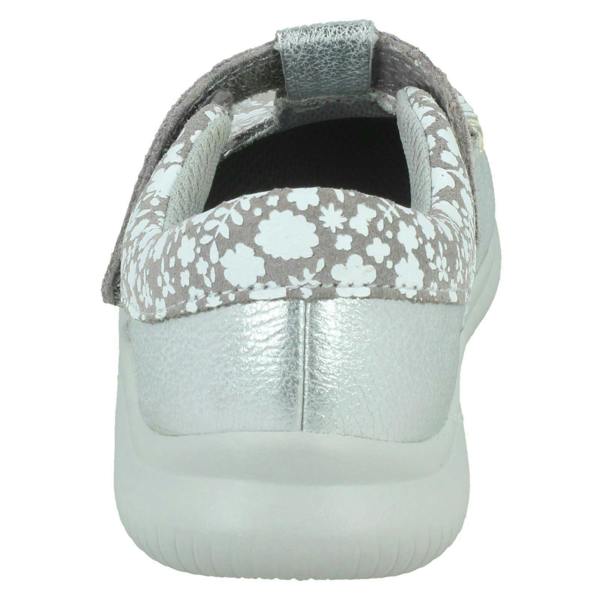 Clarks Girls Clarks Casual T-Bar Shoes Cloud Rosa