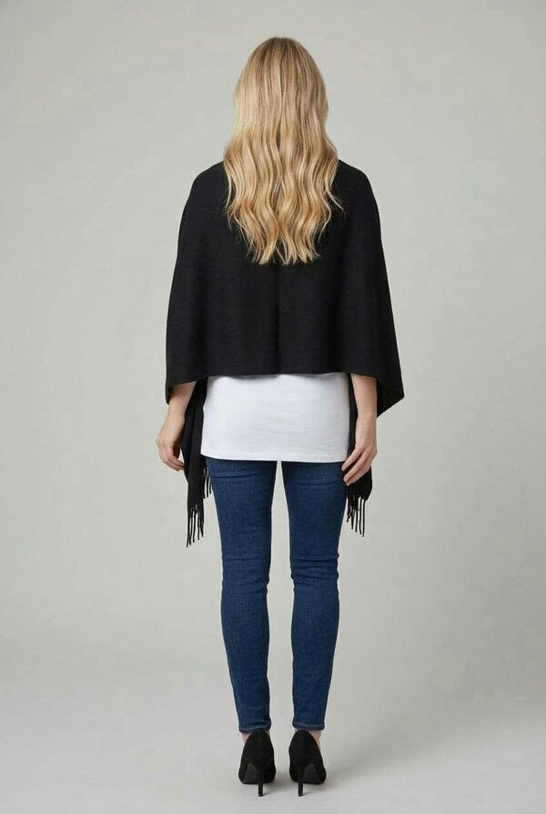 Izabel London Soft Texture Tassel Fringed Scarf