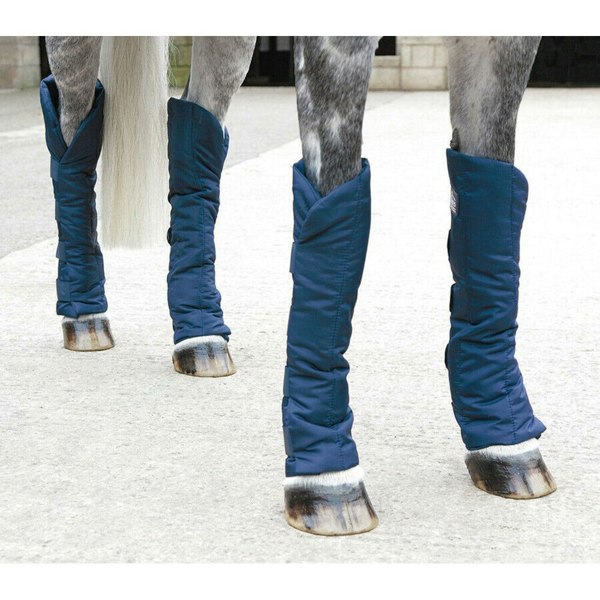 Shires Sure Economy Horse Travelling Boots (Pack of 4) - Navy