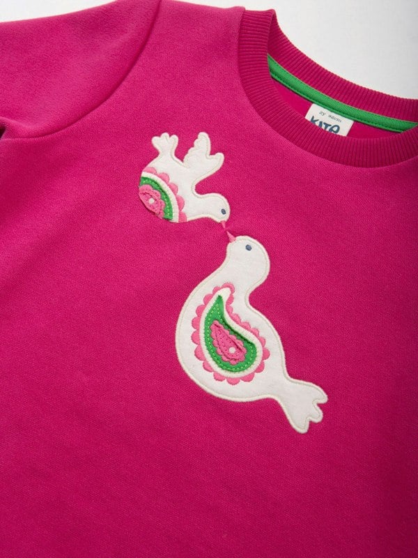 Kite Girls Organic Dove Love Sweatshirt