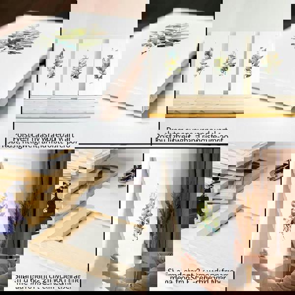 Art Prints Floral | Set of 3 wall art prints