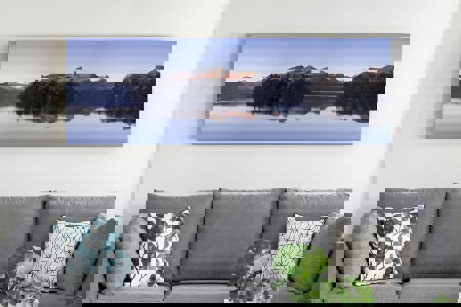 Panoramic canvas print of Catbells in the lake District