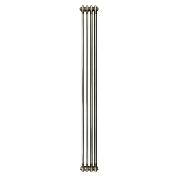 Monstershop Traditional 2 Column Radiator - 1800 x 200mm - Raw Metal