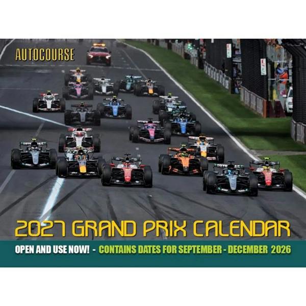 Autocourse Grand Prix A3 Calendar 2027, Wall Calendars, Month To View, Sports, Gift