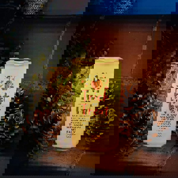 Personalised Memento Company Personalised Trick or Treat LED Candle