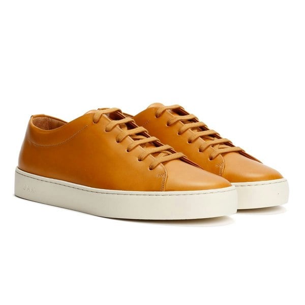 JAK Royal Leather Men's Tan Trainers