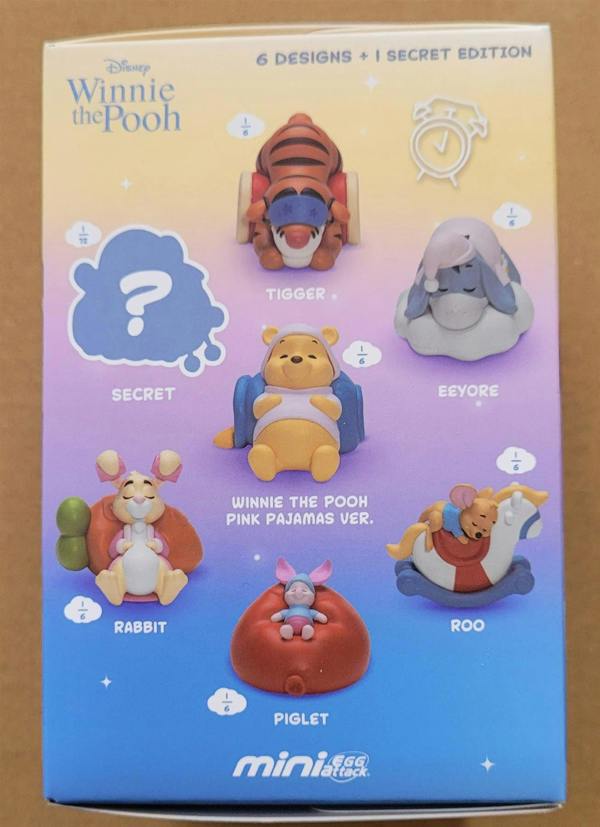 Disney: Winnie the Pooh Sweet Dreams Beast Kingdom Mini Egg Attack Figure Blind Box (One Random Box Supplied)