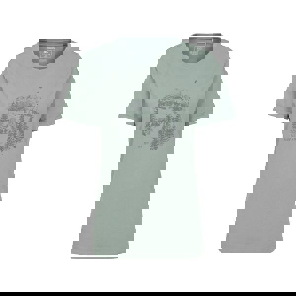 Mountain Warehouse Womens/Ladies Forest Bear Organic Loose Fit T-Shirt - Khaki Green - 