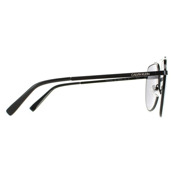 Calvin Klein Sunglasses CK20124S 001 Shiny Black Solid Smoke