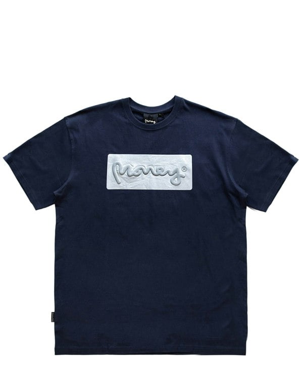 Money Gold Plate Tee - Navy