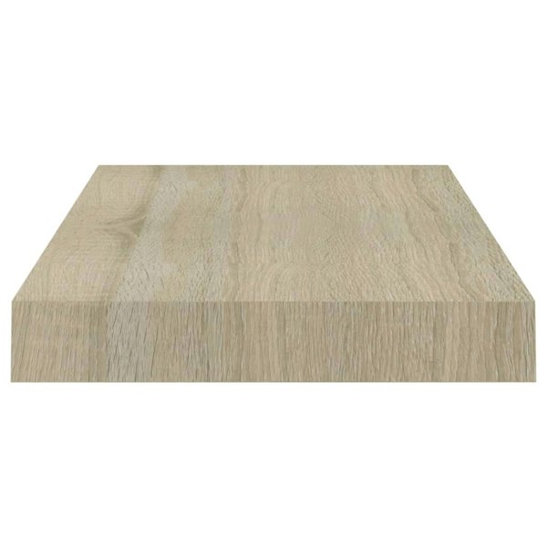 Berkfield Floating Wall Shelves 2 pcs Oak 40x23x3.8 cm MDF