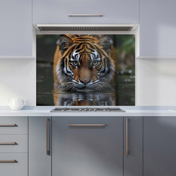 Warren Reed Tiger Glass Kitchen Splashback - 00040