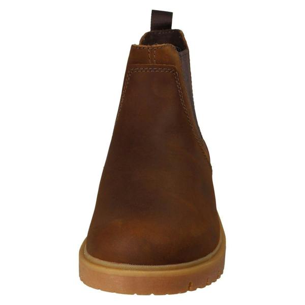Clarks Mens Clarks Leather Smart Chelsea Boot Rossdale Top