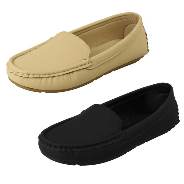 Spot On Ladies Spot On Lightweight Moccasins F3125