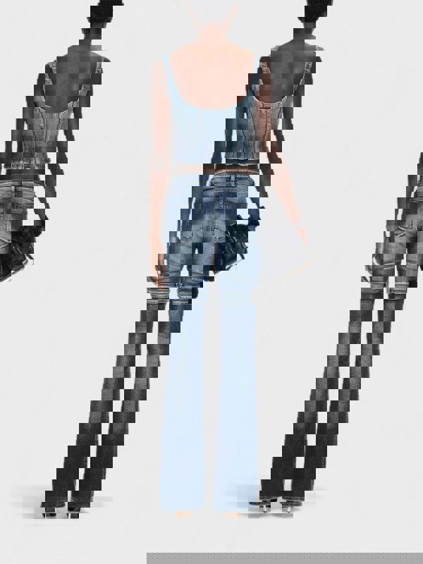 Off - White Upside Down Flared Jeans Denim - Supplied FashionOff White