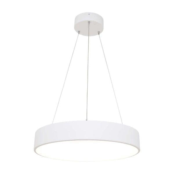 Pagazzi Lighting Suvi White LED Ceiling Pendant