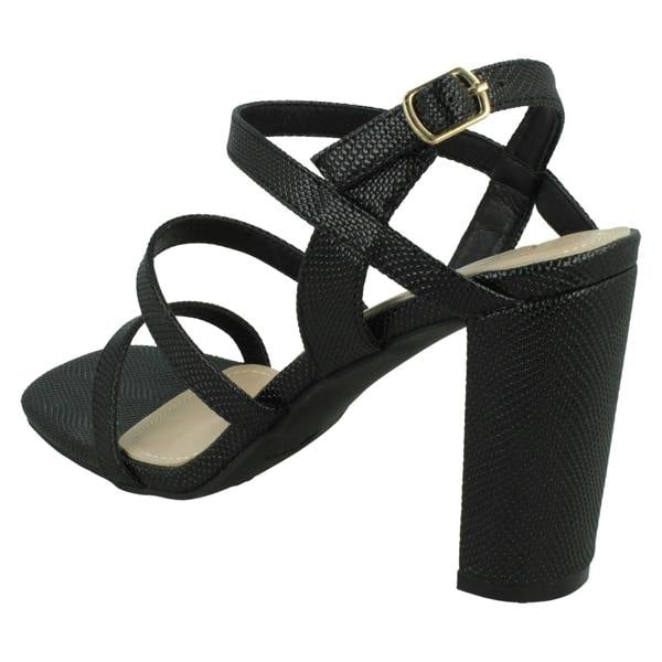 Spot On Ladies Spot On Strappy High Heel Sandal F1R2043
