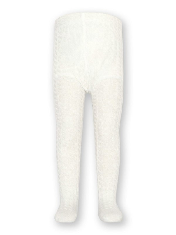 Kite Girls Organic Cable Tights Off White