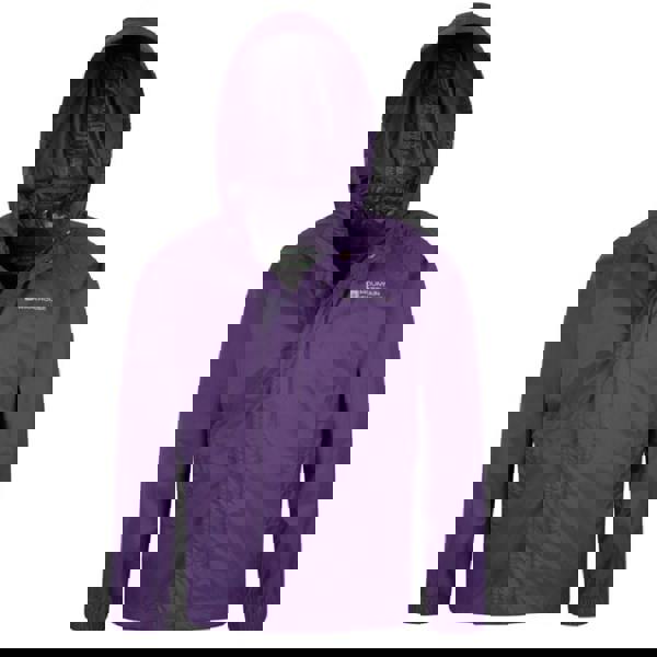 Mountain Warehouse Childrens/Kids Pakka Waterproof Jacket - Dark Purple - 