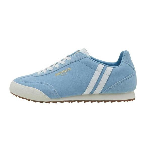 Patrick Mens Rio Suede Trainers - Sky Blue/White - 