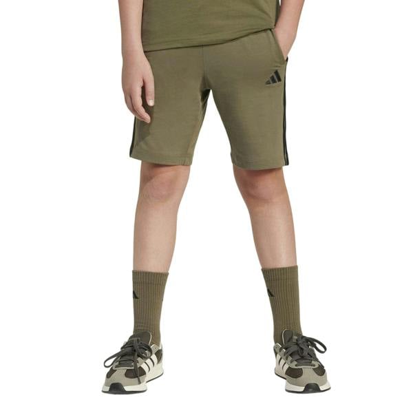 Adidas Childrens/Kids Essential Shorts - Khaki/Black - 