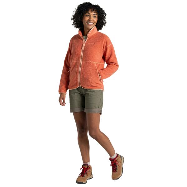 Craghoppers Womens/Ladies National Trust Avens Full Zip Fleece Jacket - Red Sandstone - 