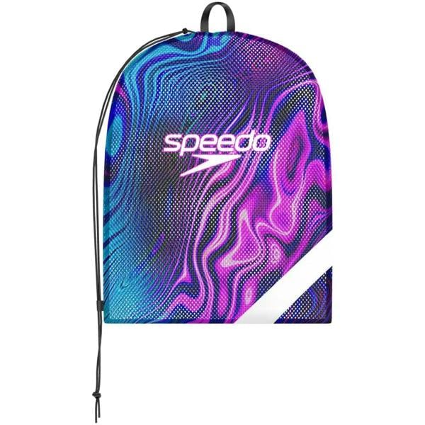 Speedo XL Team Mesh Print Bag - Purple
