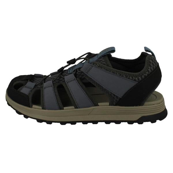 Clarks Mens Clarks Closed-Toe Mimic Grip Sole Sandals ATL Trek Wave