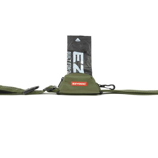 EzyDog Essential Poop Bag Holder in Green