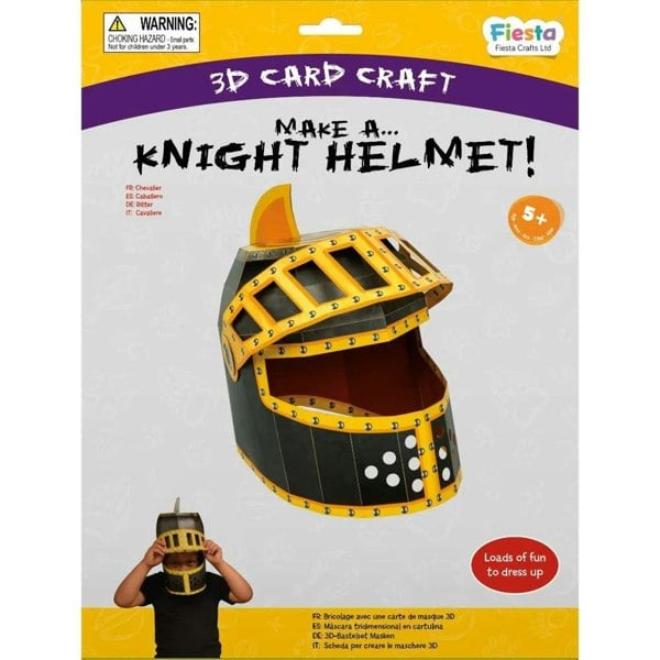 Fiesta Crafts Knight 3D Mask Card Craft