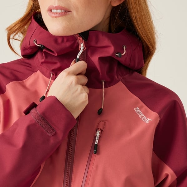 Regatta Women's Birchdale Shell Waterproof Jacket - Mineral Red / Rumba Red