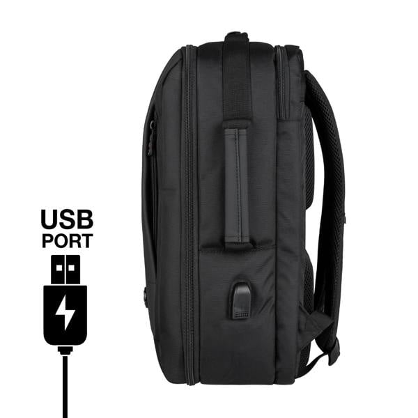 Crossgear Aero 45cm USB Cabin Backpack - 32L Water Resistant
