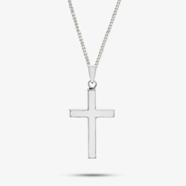 T. H. Baker Sterling Silver Plain Cross Pendant 8.64.1983
