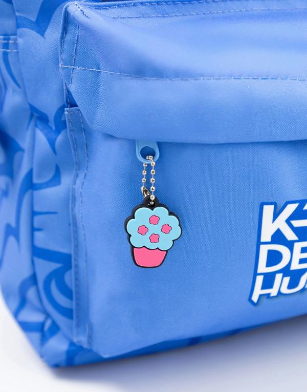 Vanilla Underground KPop Demon Hunters Unisex Kids Blue Derpy Tiger Backpack (One Size)