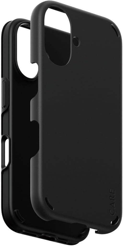 PanzerGlass Panzer Glass Care Double Defense Case for iPhone 16 6.1" Black - 1333