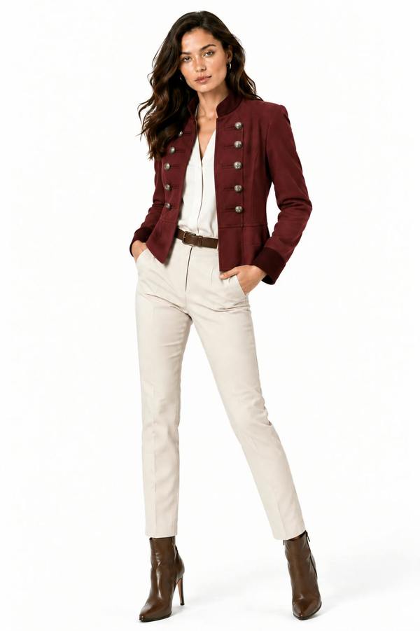 Claudio Lugli Luxtyle Military Slim Fit Jacket