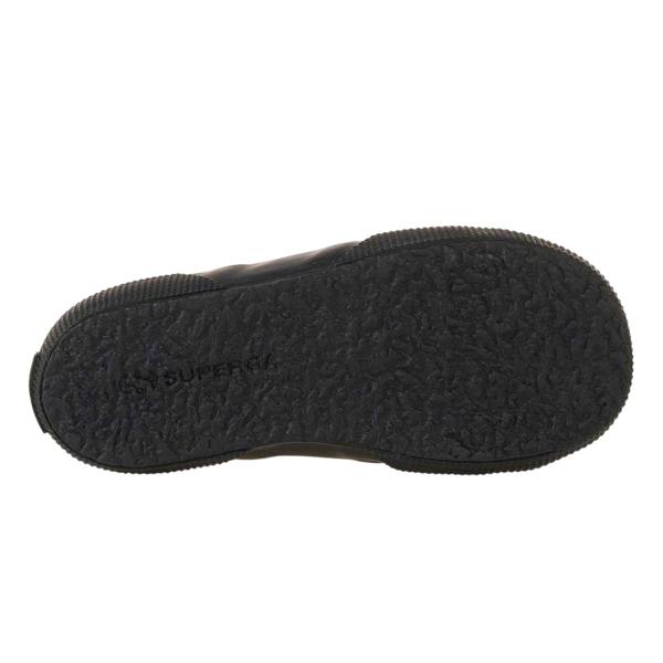 Superga Girls Lamej Canvas Shoes - Total Black Hematite - 