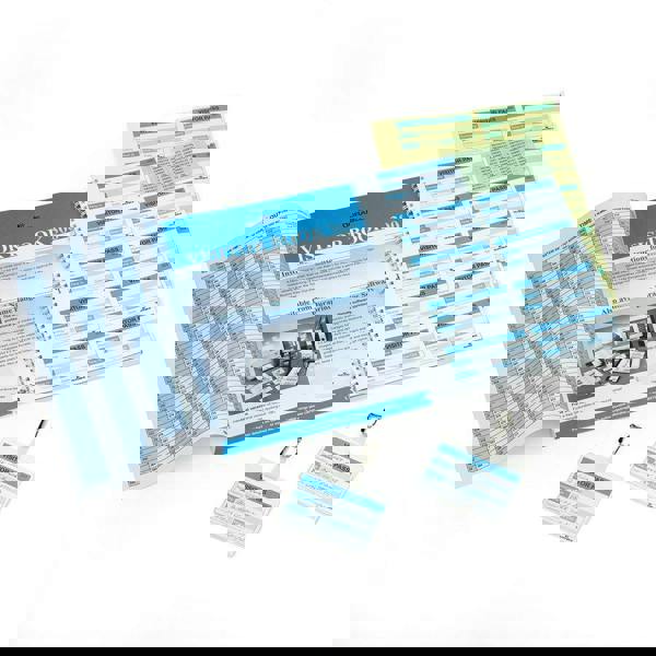 Durable GDPR Visitor Book Refill Pack | 300 Name Badges & Security Sheet | A4