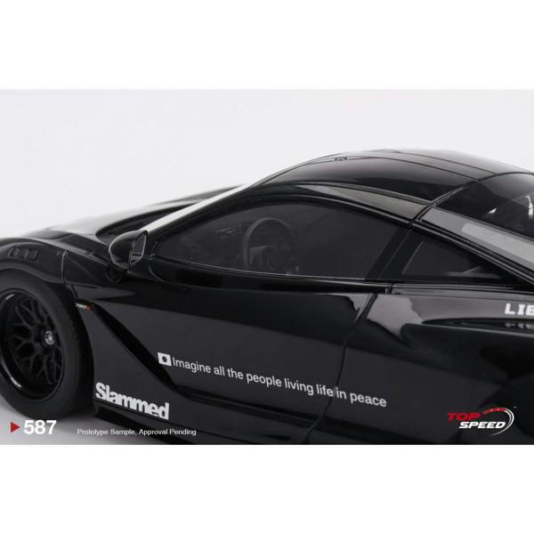 MCSlots McLaren 720S LB Works Black Tas 2024 1:18 Scale Topspeed TS0587