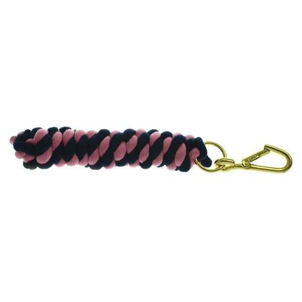 Hy Two Tone Twisted Lead Rope - Navy/Pink