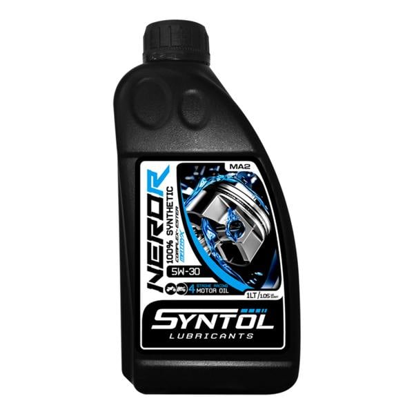 SYNTOL NERO-R 4T 5W-30 Fully Synthetic Racing Motorcycle Engine Oil JASO MA2