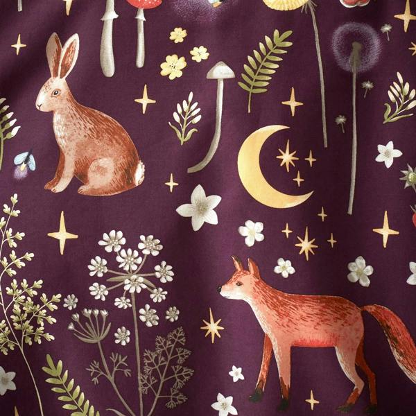 Enchanted Twilight Plum Duvet Cover Set