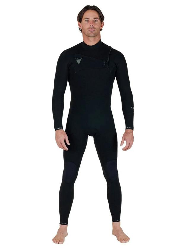 Vissla Natural Seas 3-2 Full Chest Zip - Black