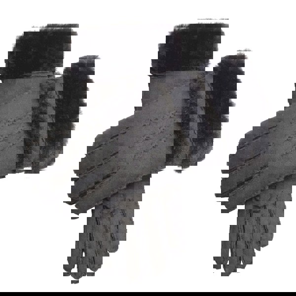 Infinity Leather Women’s Plush Cuff Suede Leather Gloves